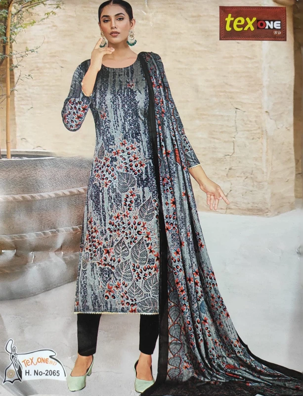 100% Premium cotton digital printed 3 Piece