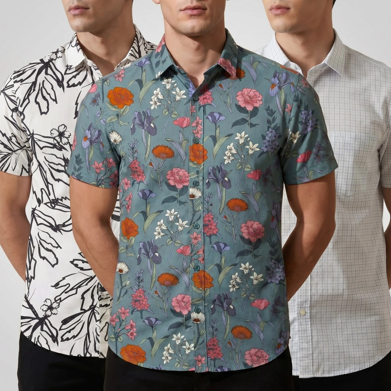 Premium Formal Half Sleeve Printed Shirt