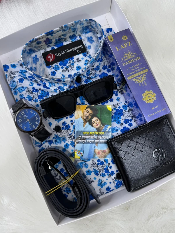 Shirt Combo Green | Full Sleeve 100% High Quality Shirt Oxford cotton fabric (P-2070)