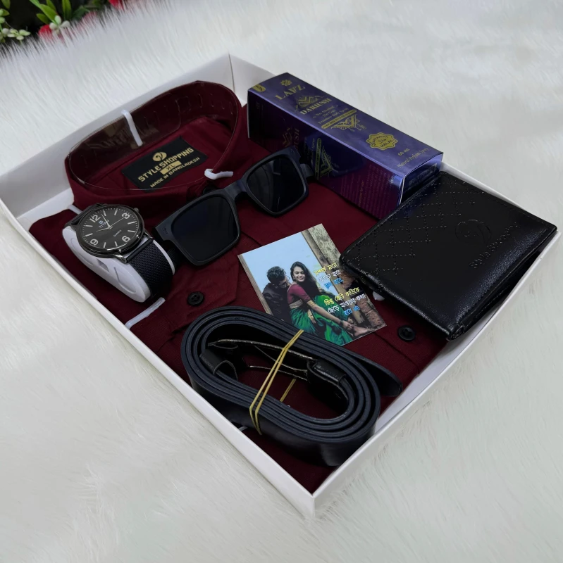 Shirt Combo Green | Full Sleeve 100% High Quality Shirt Oxford cotton fabric (P-2070)