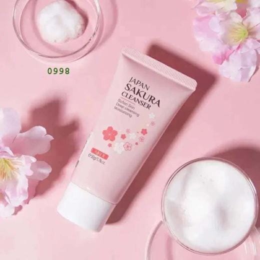 LAIKOU Japan Sakura Facial Cleanser Foam Face Wash-50gm
