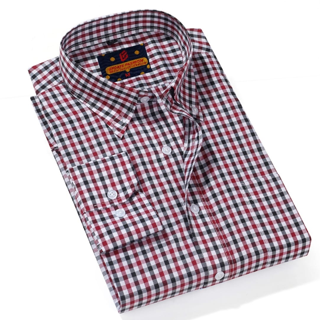 Mens long sleeve Grameen check shirt